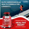 Heart Support Supplement, Promotes Cardiovascular Health, Triglyceride, Homocysteine, and CRP Levels, Natural Artery Cleanse, Made with 22 Premium Herbs & Vitamins view 2