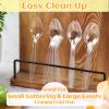 Thenshop Clear Plastic Spoons 1000 Count Heavyweight Disposable Plastic Serving Utensils Heavy Duty Spoons Bulk for Party Supplies, 5.8 Inch view 4