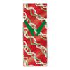 Hawaiian Foil Drawstring Large Holiday Party Favor Wine Bags, 3 Pack (Pikake Lei II) view 1