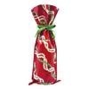 Hawaiian Foil Drawstring Large Holiday Party Favor Wine Bags, 3 Pack (Pikake Lei II) view 2