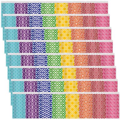 Sepamoon 800 Pcs 3 Ply Travel Tissues Packs Bulk Pocket Sized White Facial Tissue with Geometric Print Design Package for Travelling Party Graduation Wedding
