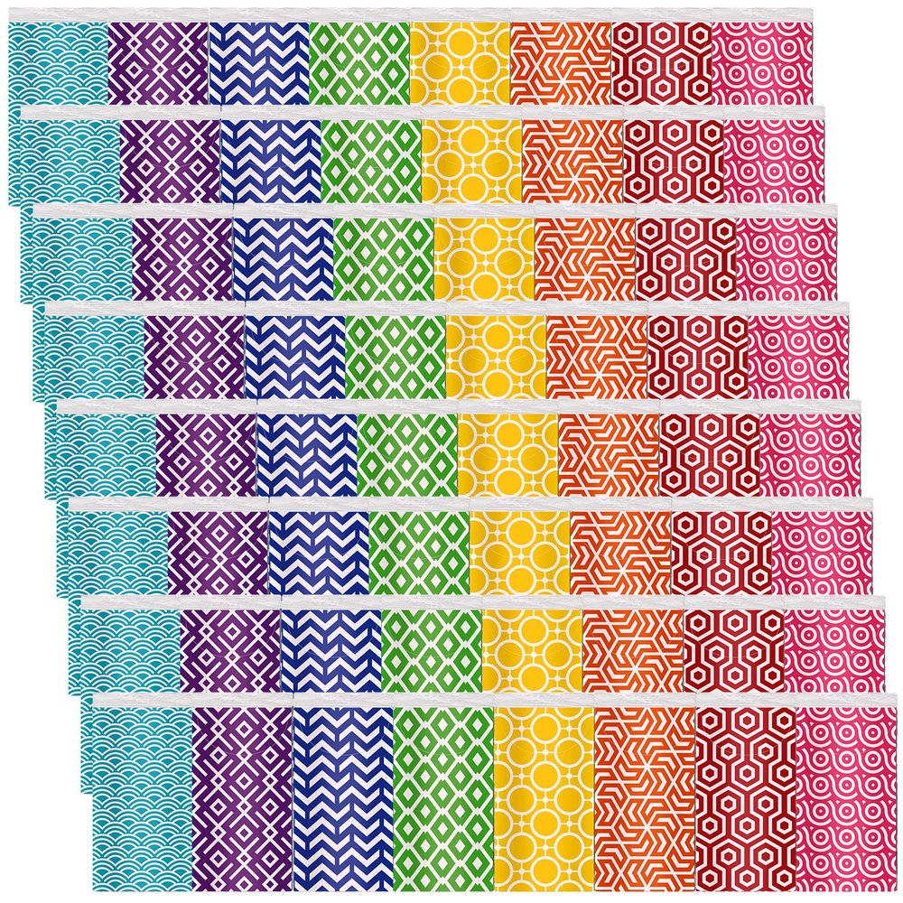 Sepamoon 800 Pcs 3 Ply Travel Tissues Packs Bulk Pocket Sized White Facial Tissue with Geometric Print Design Package for Travelling Party Graduation Wedding