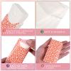 Sepamoon 800 Pcs 3 Ply Travel Tissues Packs Bulk Pocket Sized White Facial Tissue with Geometric Print Design Package for Travelling Party Graduation Wedding view 3