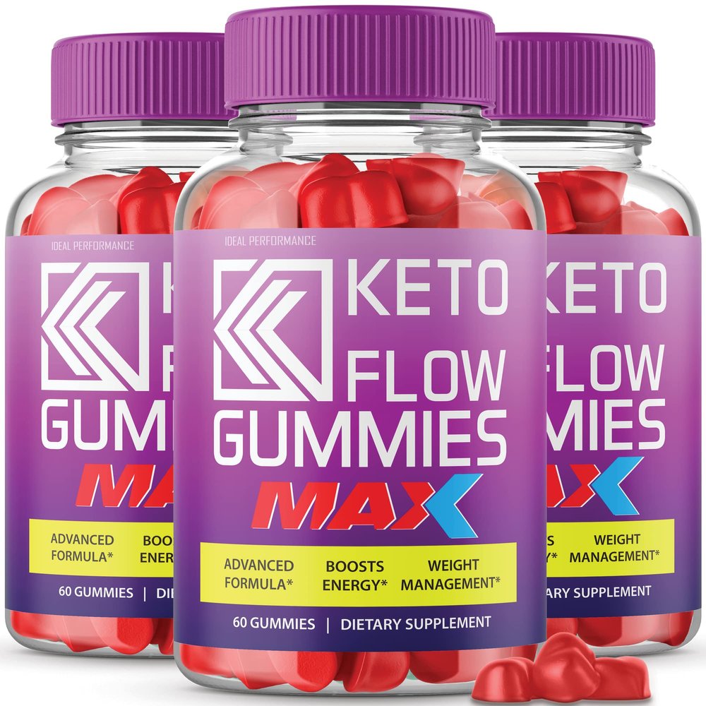 IDEAL PERFORMANCE (3 Pack) Keto Flow Gummies Max Strength Keto Flow Gummy Bears Keto ACV Gummies (180 Gummies)