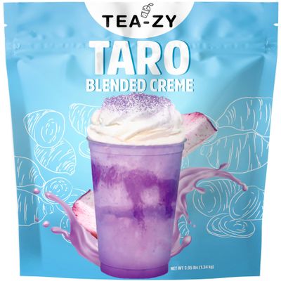 Taro milk tea powder [2.95 lbs] (45 servings) taro powder for bubble tea. Bulk size.