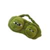 Cute 3D Frog Eye Sleep Mask, Funny Cute Frog Eye Blindfold Cover for Children Adult, Soft Eyeshade Sleeping Mask for Plane Travel Yoga Office Snap (Green) view 1