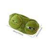 Cute 3D Frog Eye Sleep Mask, Funny Cute Frog Eye Blindfold Cover for Children Adult, Soft Eyeshade Sleeping Mask for Plane Travel Yoga Office Snap (Green) view 2