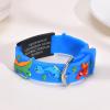 Personalized Medical ID Bracelet - Silicone ID Wristband with Medical Alert Badge for Women Kids Cute in Case of Emergency Bracelets(5.1''-6.5'') view 3