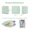 Desing Wish Sanitary Pad Storage Bag Portable Period Bag for Teen Pads/Sanitary Napkins/Small Tampons, Sanitary Napkin Storage Bag First Period Gifts for Teen Girls (Green Dot) view 3