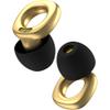 Audree Style Ear Plugs for Noise Reduction, Reusable High Fidelity Earplugs for Concerts, Musicians, Motorcycles, Study, Parent, Party, Flights & Noise Sensitivity, 18-29dB Noise Cancelling, Gold view 1