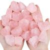 0.9 lbs Rose Quartz Crystals Raw Stones Healing Crystal Quartz Large 1" Bulk Rocks Gemstones for Tumbling Cabbing Fountain Decoration Polishing Wicca Reiki 400G Rough Quartz view 1