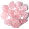 0.9 lbs Rose Quartz Crystals Raw Stones Healing Crystal Quartz Large 1" Bulk Rocks Gemstones for Tumbling Cabbing Fountain Decoration Polishing Wicca Reiki 400G Rough Quartz view 2