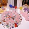 0.9 lbs Rose Quartz Crystals Raw Stones Healing Crystal Quartz Large 1" Bulk Rocks Gemstones for Tumbling Cabbing Fountain Decoration Polishing Wicca Reiki 400G Rough Quartz view 4