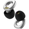 Audree Style Ear Plugs for Noise Reduction, Reusable High Fidelity Earplugs for Concerts, Musicians, Motorcycles, Study, Parent, Party, Flights & Noise Sensitivity, 18-29dB Noise Cancelling (Silver) view 1