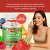 Chewable Vitamin D Gummies for Kids - Delicious Kids Vitamin D 1000 IU Per Serving Gummy Vitamins for and Toddlers Immune Support Plus Muscle Teeth and Bone Health - Gelatin Free Fruit Flavors view 3