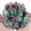 400G Fluorite Crystals Raw Healing Crystal Rocks Large 1" Bulk Gemstones for Tumbling Cabbing Fountain Decoration Polishing Wire Wrapping Wicca Reiki 0.9 lbs Rough Quartz Stones view 1