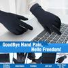2 Pairs Full Finger Copper Arthritis Gloves with Touchscreen Tip, Compression Gloves for Women Men, Relief for Rheumatoid, Osteoarthritis, Carpal Tunnel, Hand Pain, Tendonitis, Computer Typing (S) view 4