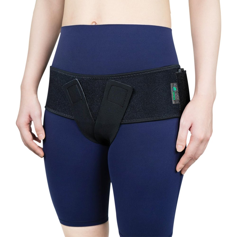JOMECA V-Sling Pelvic Support Belt for Prolapse, Pregnancy SPD, Vulvar Varicosities, LCS, Pelvic Floor, Organ Prolapse Support Relieve Tilted or Twisted Pelvis Girdle Pain (Black Large)