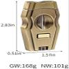 Feiyx Cigar Cutter, V-Cut Cigar Cutters, Sharp Blade Even Cutting,Stainless Steel Cigar Cutter with Hole Opener,Ergonomic Design, for Most Size of Cigars view 2