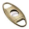 Feiyx Cigar Cutter, Portable Cigar Cutters, Stainless Steel Portable Double-Edged Thickened Cigar Cutter, Perfect for Used by Cigar Lovers (Color : Gold) view 1