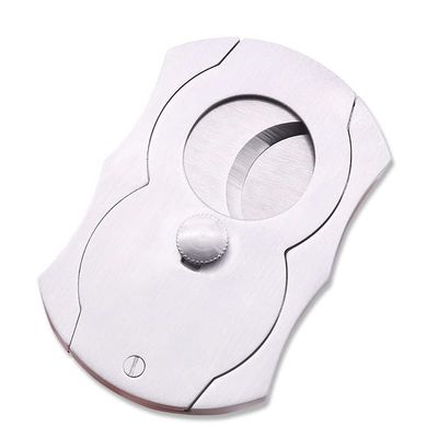 Feiyx Cigar Cutter,Guillotine Cigar Cutter, Sharp Double Blades & Stainless Steel, Portable Cigar Tool, Perfect for Used by Cigar Lovers,Stainless Steel Cigar Cutter Fan-Shaped Cigar Cutter