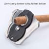 Feiyx Cigar Cutter,Guillotine Cigar Cutter, Sharp Double Blades & Stainless Steel, Portable Cigar Tool, Perfect for Used by Cigar Lovers,Stainless Steel Cigar Cutter Fan-Shaped Cigar Cutter view 2