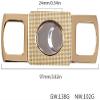 Feiyx Stainless Steel Cigar Cutter, Portable Cigar Cutters, Double Cut Round Head Scissors Sharp Blades, Stainless Steel Double-Edged Cigar Scissors, Perfect for Used by Cigar Lovers view 2
