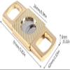 Feiyx Stainless Steel Cigar Cutter, Portable Cigar Cutters, Double Cut Round Head Scissors Sharp Blades, Stainless Steel Double-Edged Cigar Scissors, Perfect for Used by Cigar Lovers view 3