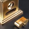 Feiyx Cigar Cutter, Portable Cigar Cutters, Pure Copper Stainless Steel Blade Desktop Cigar Cutter, Perfect for Used by Cigar Lovers view 3