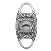 Feiyx Premium Cigar Cutter,Pocket Cigar Cutters,Portable Double-Edged Stainless Steel Cigar Cutter,Exquisite Engraving Patterns,Perfect for Used by Cigar Lovers (Color : Silver) view 1