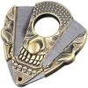 Feiyx Premium Cigar Cutter - Portable Cigar Cutters, Cigar Cutter Stainless Steel Cigar Cutter Sharp Metal Perfect for Used by Cigar Lovers (Color : Silver) view 3