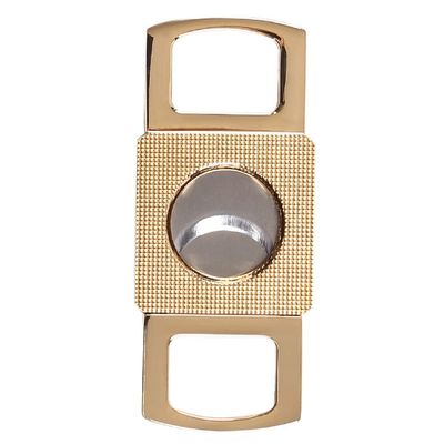 Feiyx Cigar Cutter Straight Cut Stainless Steel Cigar Cutter Metal Guillotine Double Cut Round Head Scissors, Thickened Double-Edged Cigar Cutter Perfect for Used by Cigar Lovers