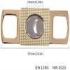 Feiyx Cigar Cutter Straight Cut Stainless Steel Cigar Cutter Metal Guillotine Double Cut Round Head Scissors, Thickened Double-Edged Cigar Cutter Perfect for Used by Cigar Lovers view 2