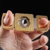 Feiyx Cigar Cutter Straight Cut Stainless Steel Cigar Cutter Metal Guillotine Double Cut Round Head Scissors, Thickened Double-Edged Cigar Cutter Perfect for Used by Cigar Lovers view 3