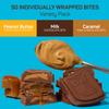 AWAKE - Caffeinated Chocolate Bites - 50mg Caffeine - Variety Pack (3 Flavors), 50 Bites - Peanut Butter, Milk, & Caramel - Energy Bites - Coffee Alternative - Fairtrade, Gluten Free, Non GMO - 0.48oz view 3