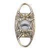 Feiyx Premium Cigar Cutter,Pocket Cigar Cutters,Portable Double-Edged Stainless Steel Cigar Cutter,Exquisite Engraving Patterns,Perfect for Used by Cigar Lovers (Color : Gold) view 1