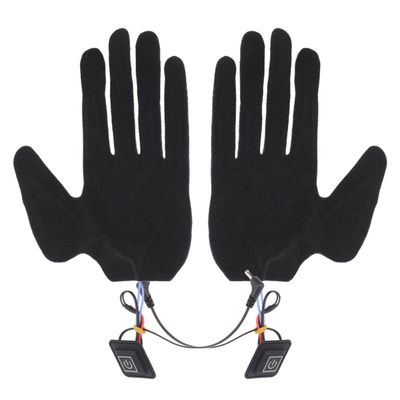 Electric Heated Gloves Pad, Ultra Thin Portable Hand Warmer Heating Pad with 3 Adjustable Modes Plug and Play Thermal Reusable Glove Heating Sheet for Winter Sports, Climbing, Hiking, Motorcycle