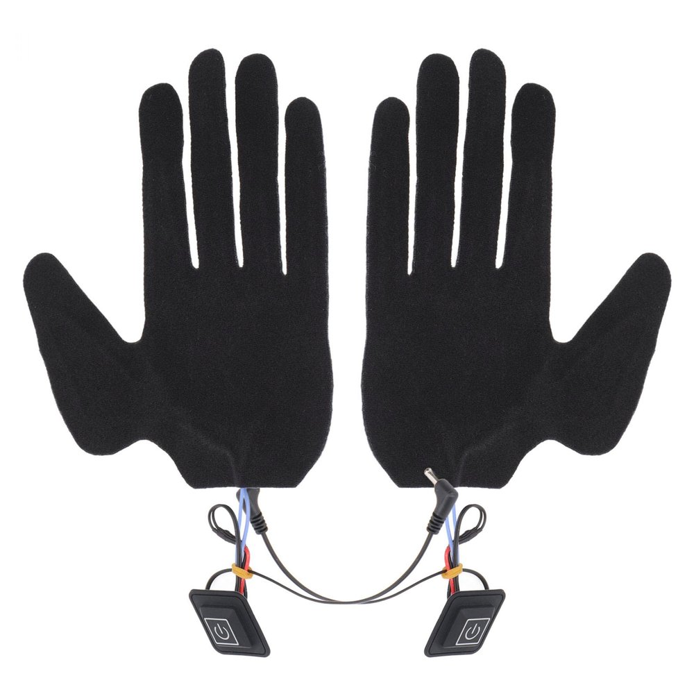 Electric Heated Gloves Pad, Ultra Thin Portable Hand Warmer Heating Pad with 3 Adjustable Modes Plug and Play Thermal Reusable Glove Heating Sheet for Winter Sports, Climbing, Hiking, Motorcycle