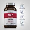 Piping Rock NAC Supplement N-Acetyl Cysteine | 600mg | 250 Capsules | Free Form Pills for Women and Men | Non-GMO, Gluten Free view 3