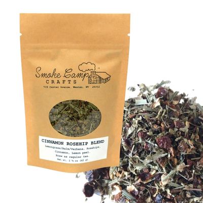 "Smoke Camp Crafts Herbal Tea Blend - Cinnamon Rosehip Tea, 1 1/2 oz (42 g)"
