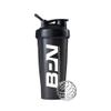 BARE PERFORMANCE NUTRITION Blender Bottle Shaker Bottle, 28 oz Shaker Bottle with Wire Whisk, Black view 1