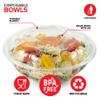 Stock Your Home 24oz Clear Plastic Salad Bowls with Lids Disposable (50 Pack) Small Takeout Container with Snap on Lid for Fruit Salads, Quinoa, Lunch and Meal Prep, Acai Bowl, To-Go Party Containers view 3