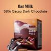 Raaka Oat Milk Mini Chocolates | 58% Cacao Vegan Milk Chocolate | Organic, Vegan, Gluten Free | Box of 100 Individually Wrapped Chocolates view 3