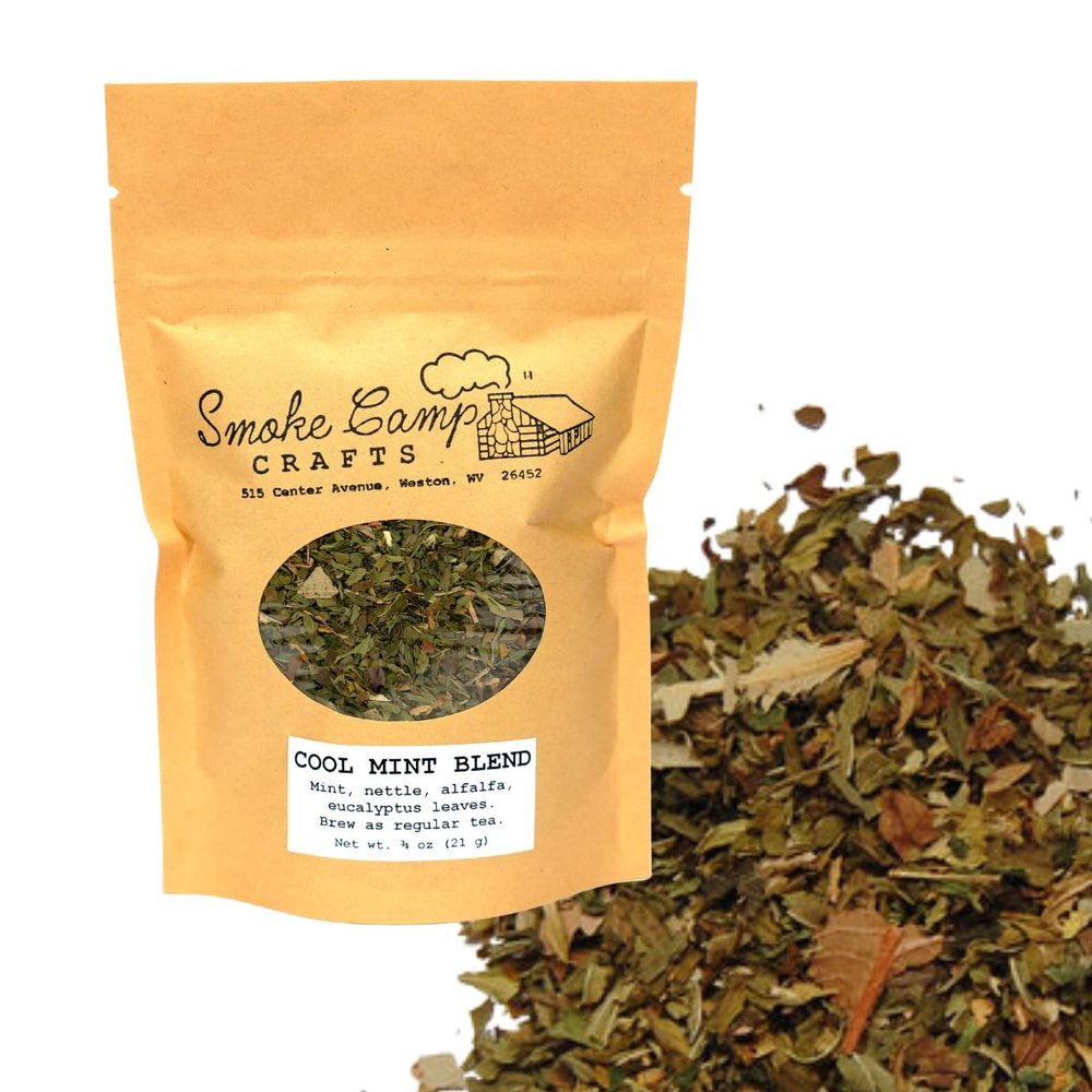 "Smoke Camp Crafts Herbal Tea Blend - Cool Mint Blend, 3/4 oz (21 g)"