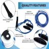 LiftAid Shoulder Pulley for Physical Therapy with Exercise Guide - Improves Shoulder Strength & Range of Motion - Reduces Pain, Helps in Muscle Recovery - Physical Therapy Equipment (Blue) view 2