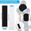 24 Pcs Athletic Turf Tape Easy to Apply Athletic Tape Football Turf Tape Easy Tear No Sticky Residue Tape for Athlete, Sport Trainers, 15.75 x 3.94 Inches (Black, White) view 2