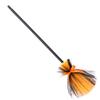 BESPORTBLE Halloween Broom Prop, Witch Gauze Broom Decoration Magician Witch Broom Broom Prop Makeup Party Show Props Decor (Orange) view 1