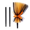 BESPORTBLE Halloween Broom Prop, Witch Gauze Broom Decoration Magician Witch Broom Broom Prop Makeup Party Show Props Decor (Orange) view 2