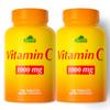 ALFA VITAMINS Vitamin C Supplement 1000mg, Powerful Antioxidant for Immune Support & Healthy Skin, Promotes Collagen Formation, Dietary Supplement for Daily Wellness, 100 Tablets, 2 Bottle Pack view 1