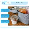 Lot45 Plastic Dessert Cups with Lids - 100pk 9 oz Disposable Clear Plastic Cups and Lids for Party Drink and Appetizer view 3